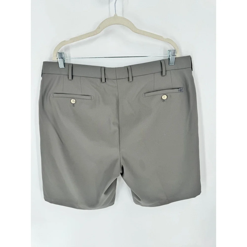 Peter Millar Salem Shorts Mens 38 Smoke Taupe Performance Golf Casual